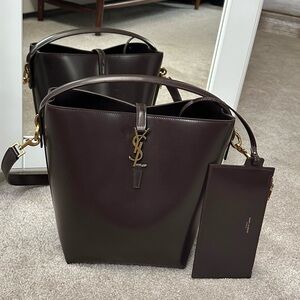 Chocolate Brown Bucket Bag